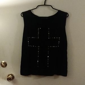 Milky Way Shirt with Cross - Size L